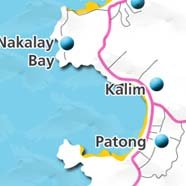 where to stay phuket map - villas and apartments for holiday or long term rent phuket - Kalim