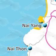 where to stay phuket map - villas and apartments for holiday or long term rent phuket - Nai Yang