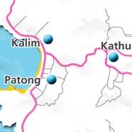 where to stay phuket map - villas and apartments for holiday or long term rent phuket - Patong