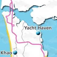 where to stay phuket map - villas and apartments for holiday or long term rent phuket - Yacht Haven