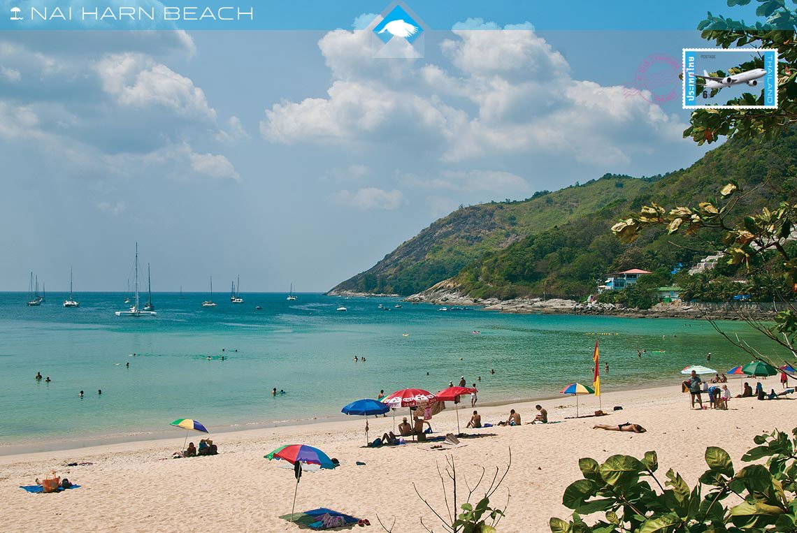 nai harn beach holiday villas and long term easily accesible safe swimming south phuket